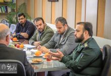 گزارش تصویری | جلسه مشترک معاون هماهنگ کننده سپاه قائم آل محمد استان سمنان با رئیس دانشگاه صنعتی شاهرود 